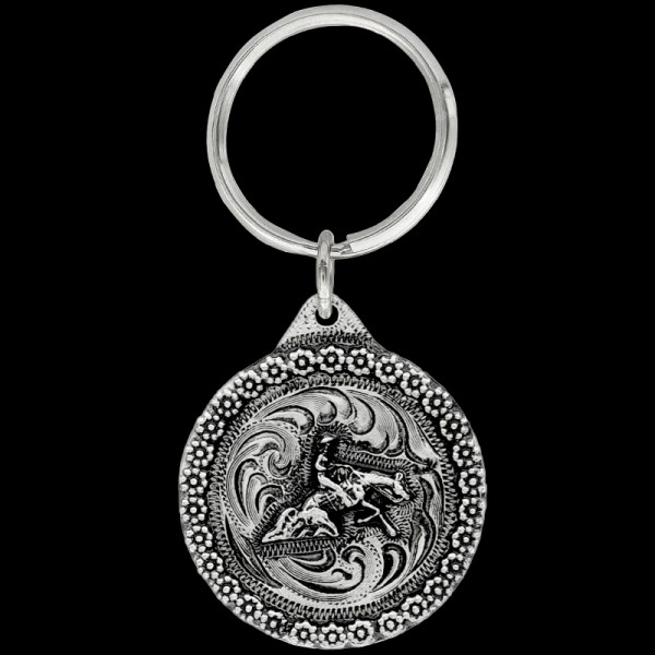 Saddle up for style with our Reining Keychain. Expertly crafted, it's a nod to the precision and grace of the equestrian sport. Order now!



Each silver key chain is bui